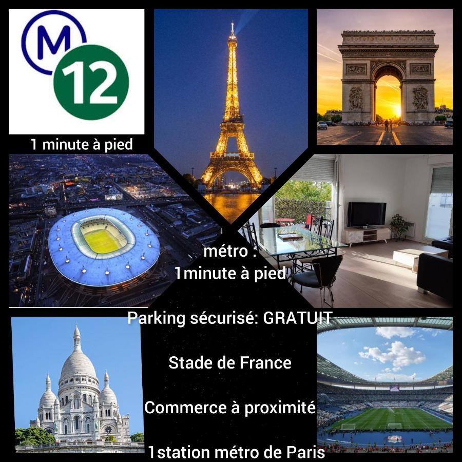 Big Logement , Jo2024, Stade De France, Paris, Metro , Parking Gratuit Saint-Denis  Ngoại thất bức ảnh